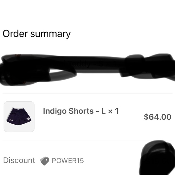 Indigo Shorts - L × 1 - Picture 3 of 3